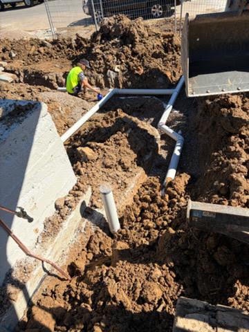 In-ground services at the Austral residential project